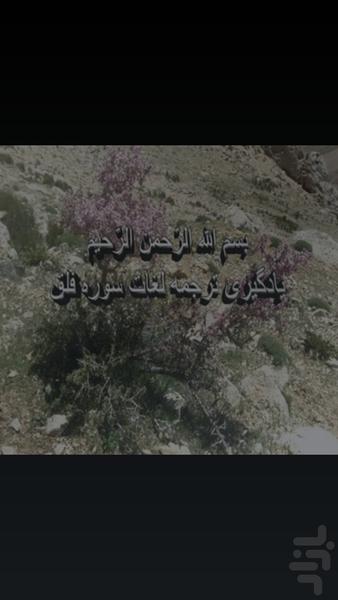 quran soure falagh - Image screenshot of android app