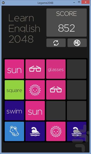 آموزش لغات زبان انگلیسی|2048|مصور - عکس بازی موبایلی اندروید
