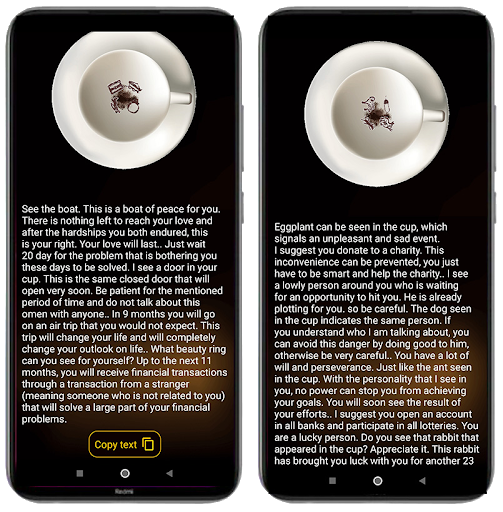 Coffee Cup Reading - فال قهوه - عکس برنامه موبایلی اندروید