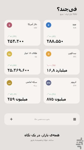 فیچند - عکس برنامه موبایلی اندروید