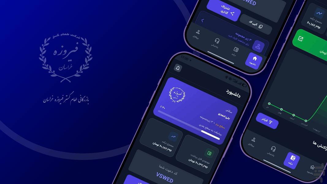 فیروزه | بازاریاب - عکس برنامه موبایلی اندروید