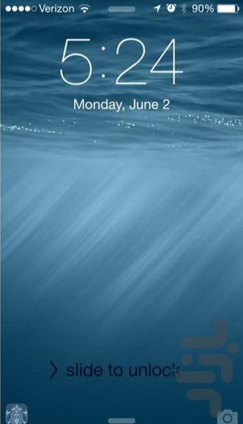 lock screen iphone - عکس برنامه موبایلی اندروید