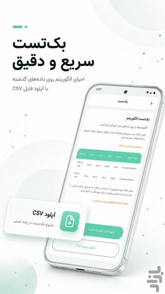 فلو - اندیکاتور ترید رمزارز - عکس برنامه موبایلی اندروید