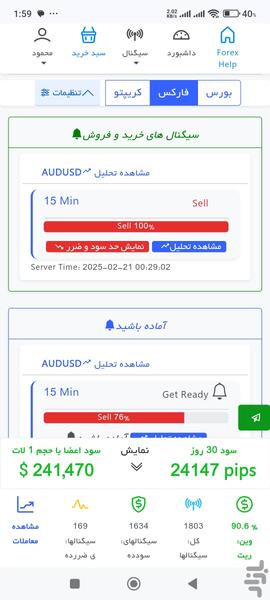 فارکس هلپ - عکس برنامه موبایلی اندروید