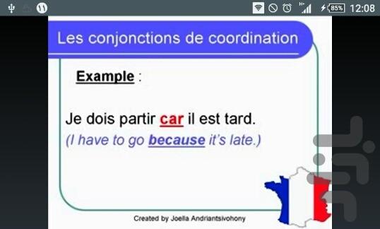 فرانسوی صحبت کنید - عکس برنامه موبایلی اندروید