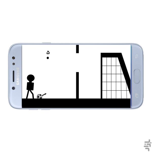 پنالتی سیاه - Gameplay image of android game