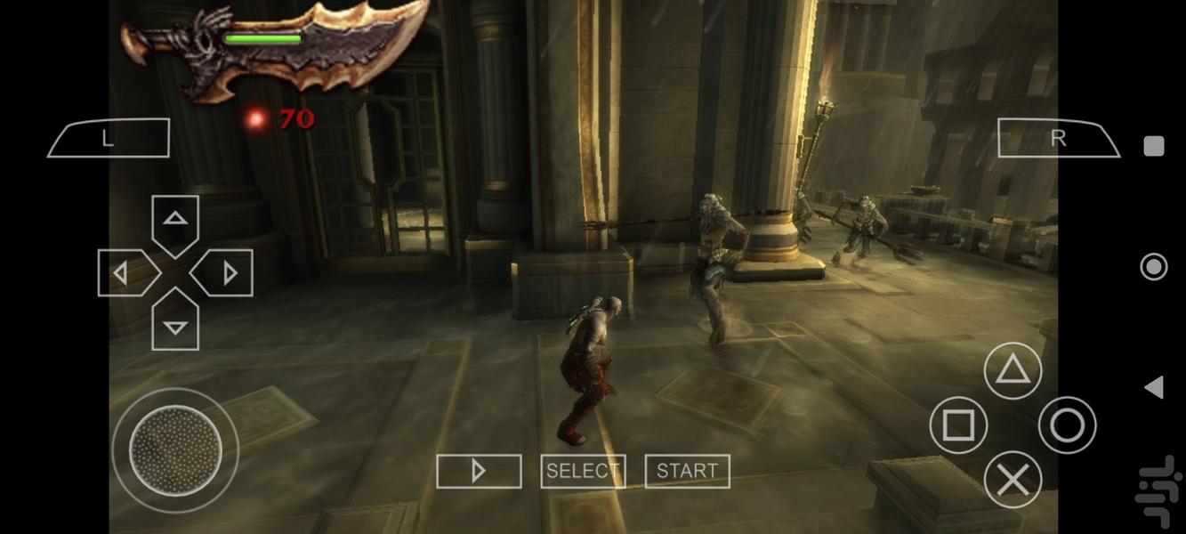 خدای جنگ 2 - Gameplay image of android game