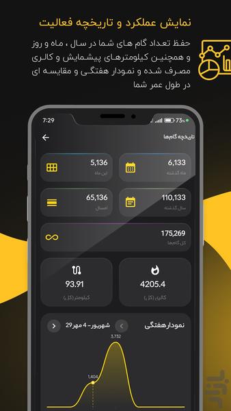 گامتو (لیگ پیاده روی و تندرستی) - Image screenshot of android app