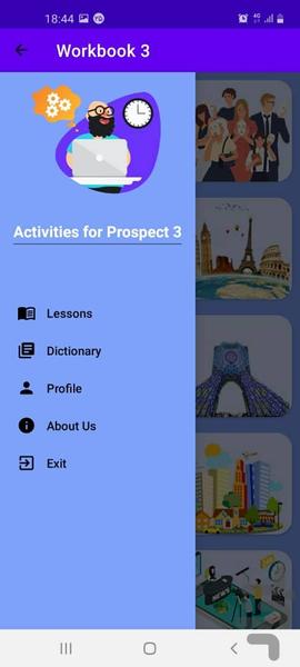 فعالیت‌های آموزشی زبان انگلیسی نهم - عکس برنامه موبایلی اندروید