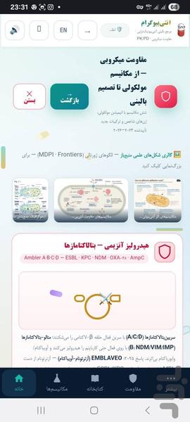 آنتیبیوگرام — مرجع آنتیبیوتیک ها - عکس برنامه موبایلی اندروید