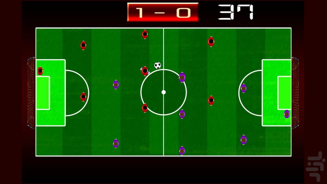 فوتبال دستی - عکس بازی موبایلی اندروید