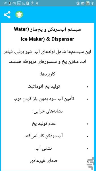 قطعات یخچال و فریزر - عکس برنامه موبایلی اندروید