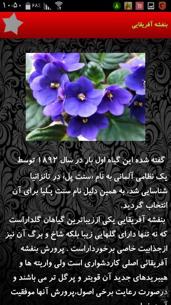 گل و گیاه آپارتمانی - عکس برنامه موبایلی اندروید