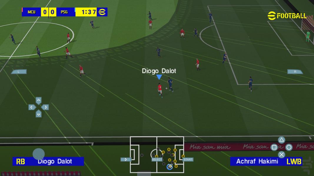 efootball pes 2023 - Gameplay image of android game