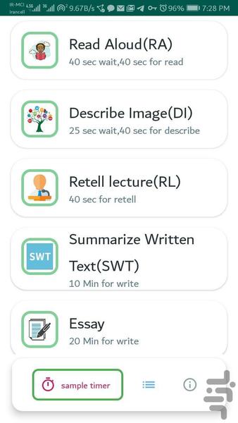 pte timer - Image screenshot of android app