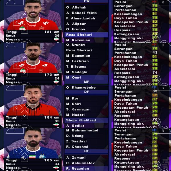 بازی فوتبال ۲۰۲۶ لیگ نخبگان غیر رسمی - عکس بازی موبایلی اندروید