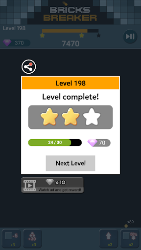 Bricks Breaker One - Image screenshot of android app