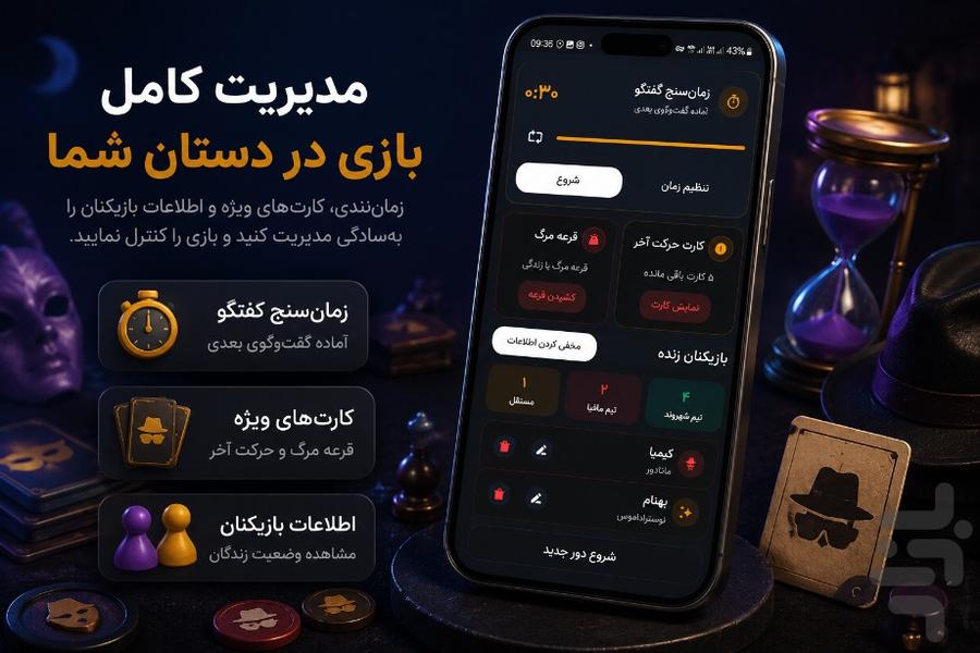 مافیا - عکس بازی موبایلی اندروید