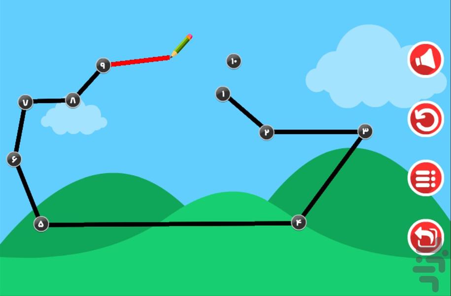 نقطه به نقطه - کشتی - عکس بازی موبایلی اندروید