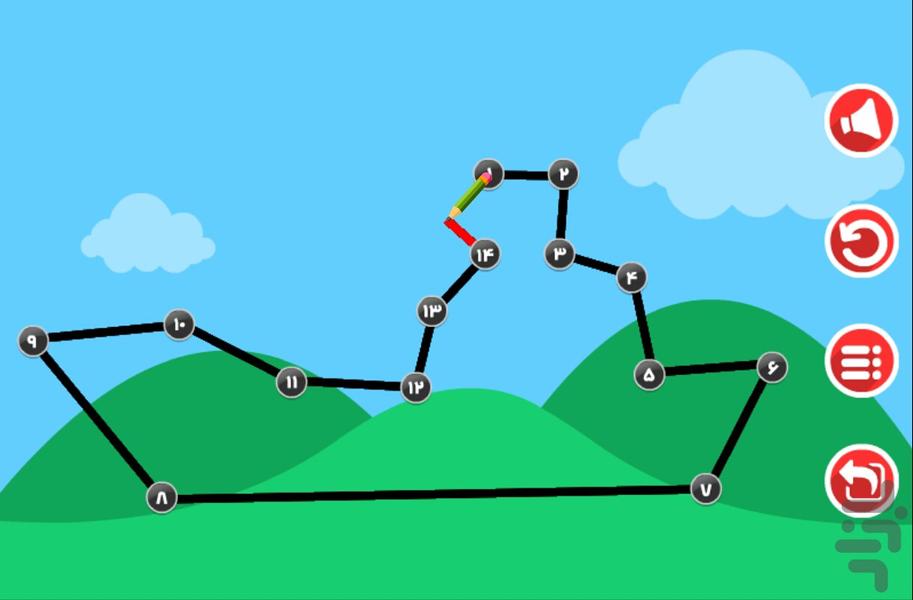 نقطه به نقطه - کشتی - عکس بازی موبایلی اندروید