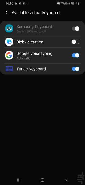 Turkic & Persian & English Keyboard - Image screenshot of android app