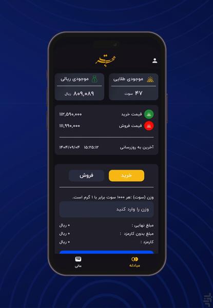 طلای آبشده هجرت - عکس برنامه موبایلی اندروید