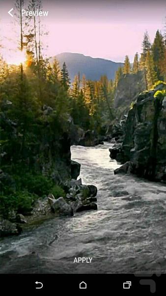 پس زمینه زنده آرامش 5 - Image screenshot of android app