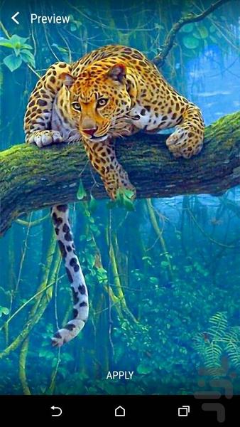 پس زمینه زنده پلنگ - عکس برنامه موبایلی اندروید