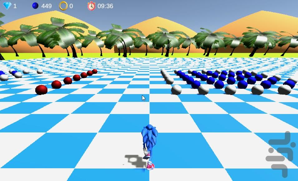 سونیک و الماس - Gameplay image of android game