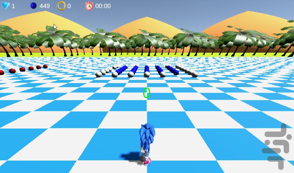 سونیک و الماس - Gameplay image of android game