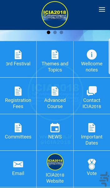 ICIA2018 - Image screenshot of android app