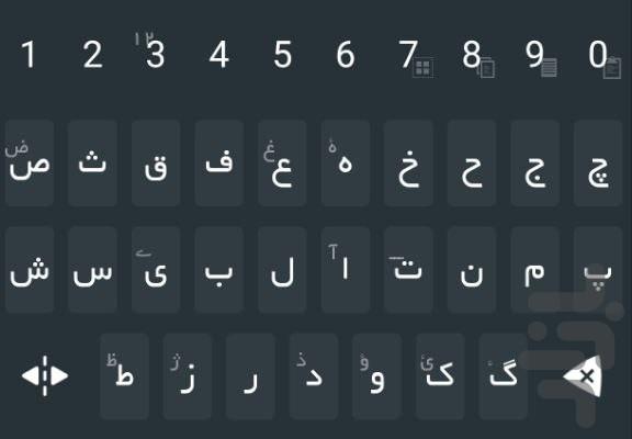 کیبورد کلید برد ۳ - عکس برنامه موبایلی اندروید