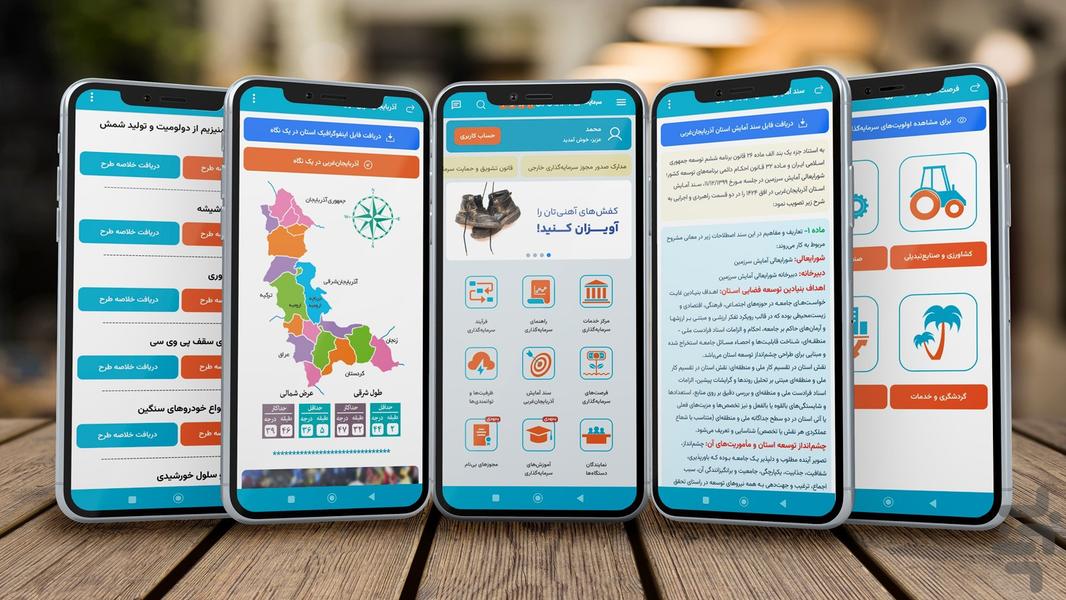 Investment in West Azarbaijan - Image screenshot of android app