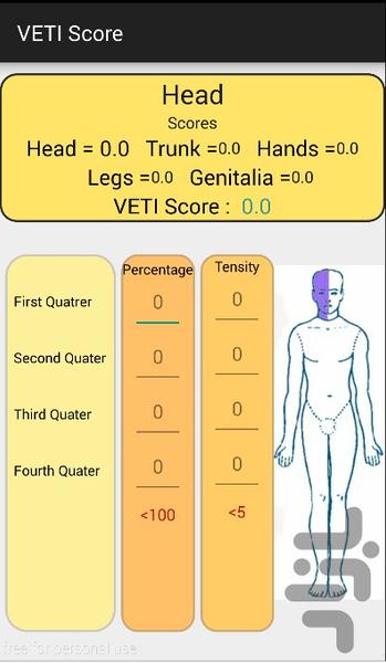 VETI Score - Image screenshot of android app