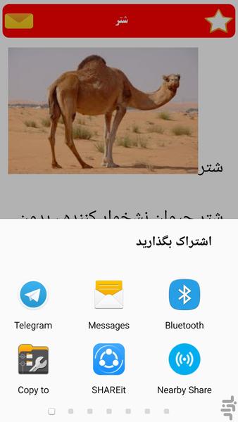 جانور شناسی - عکس برنامه موبایلی اندروید