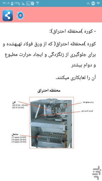 قطعات بخاری و شوفاژ - Image screenshot of android app
