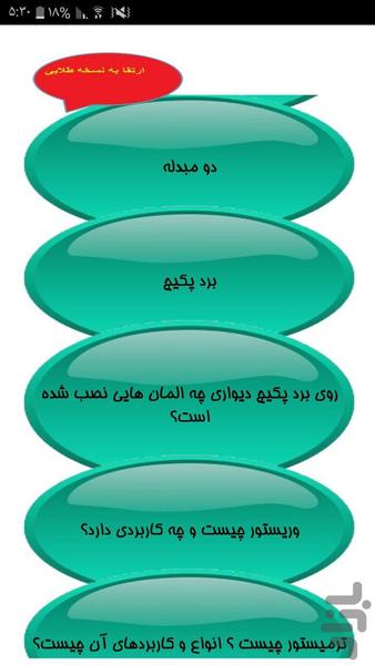 کاربرد قطعات پکیج و رادیاتور - Image screenshot of android app