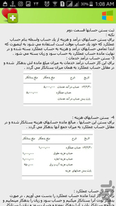 آموزش حسابداری برای غیر حسابداران - عکس برنامه موبایلی اندروید