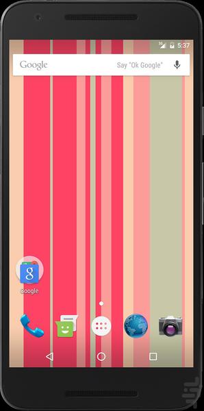 Striped Live Wallpaper - Image screenshot of android app