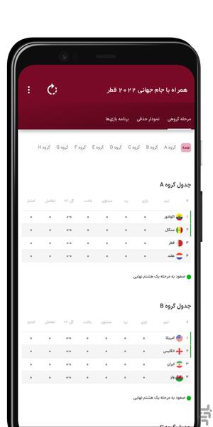 خاطرات جام جهانی ۲۰۲۲ قطر - عکس برنامه موبایلی اندروید