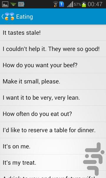 150 english conversations - Image screenshot of android app