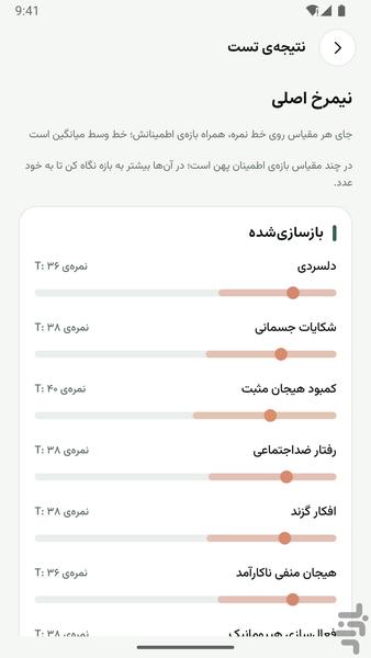 تست خودشناسی MMPI - عکس برنامه موبایلی اندروید