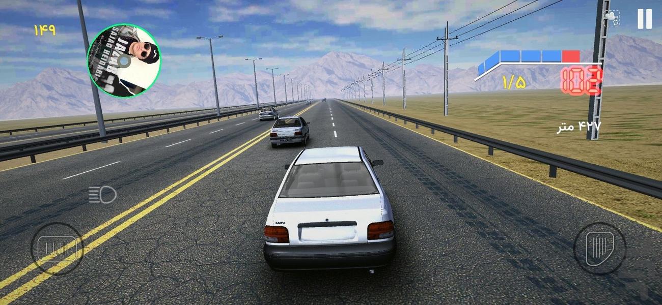 چهارچرخ - عکس بازی موبایلی اندروید