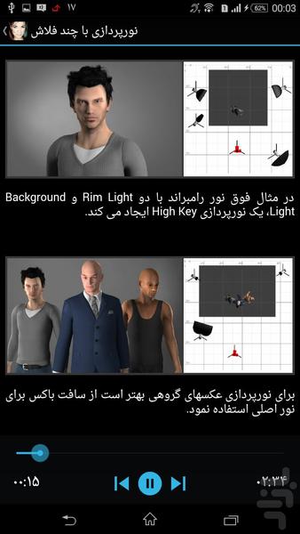 Lighting in Portrait Photography - Image screenshot of android app