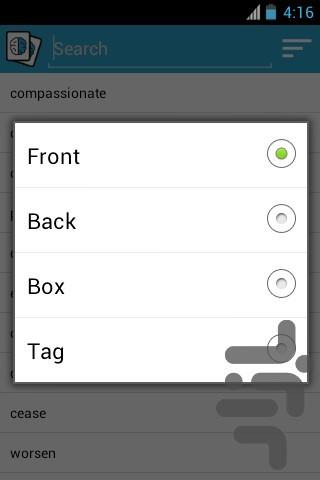 Leitner - Image screenshot of android app