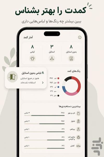 مُدان - کمد دیجیتال و ساخت استایل - عکس برنامه موبایلی اندروید