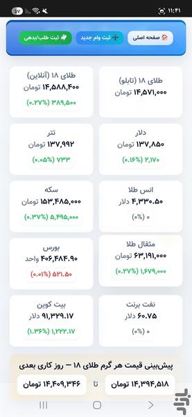 مدیر اقساط - عکس برنامه موبایلی اندروید