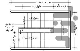 محاسبات و نقشه آسانسور - عکس برنامه موبایلی اندروید