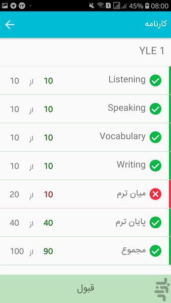 Mohasebehgaran -Parent version - Image screenshot of android app