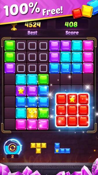 Block puzzle - Gameplay image of android game